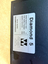 Wharfedale Diamond 5 Bookshelf Speakers Pair Black Wired 2.0 100W 6 Ohm