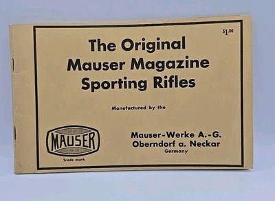 Mauser Werke A.- G. Germany Magazine Sporting Rifle Catalog 1964
