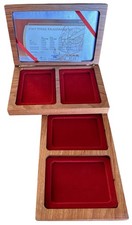 2014 South Africa Krugerrand Gold 4 Coin Slab Set Wooden Box With Coa NO COINS