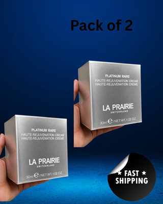 La Prairie Platinum Rare Haute-Rejuvenation Cream 30ml Pack of 2 branded