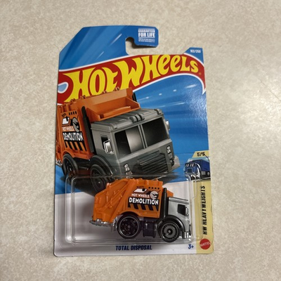 #ad 🔥2026 Hot Wheels Total Disposal Garbage Truck Treasure Hunt H Case READ DESCR🔥 $5.99