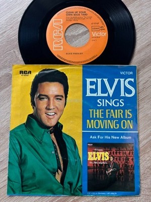 Elvis Presley 47-9747 Clean up your own black yard Germany Single