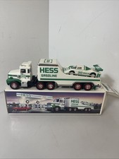 1988 Hess Toy Truck and Racer - WORKING LIGHTS - Box Included