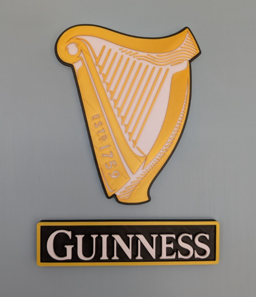 Guinness 3D Bar Sign  Pub, Man cave, garden Bar, Shed