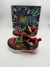 Skechers Boys Flex-Glow Ultra Size 8 Usa Toddler s