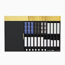 Professional Hair Color Organizer Rack, Wall Mounted Salon Storage Cabinet