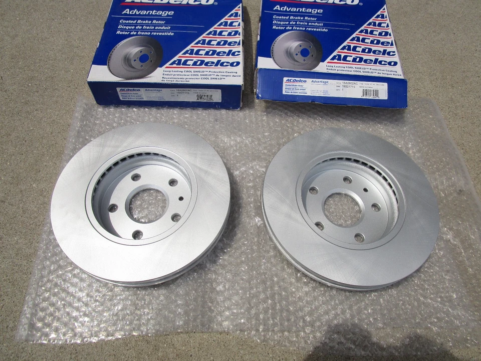 11 - 16 CHEVY MALIBU BUICK LACROSSE REGAL FRONT  DISK BRAKE ROTORS QTY 2 OEM NEW Foto 3 de 3
