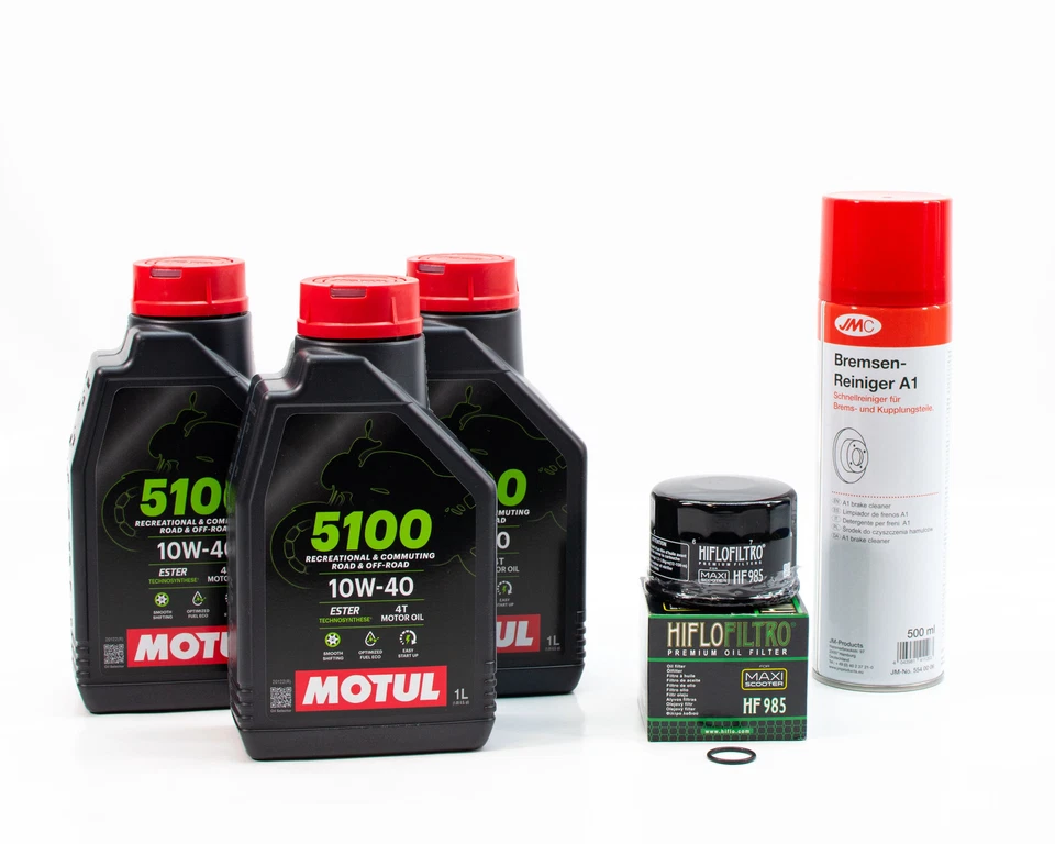 GAZOOBIKE Kit Entretien Vidange pour YAMAHA XP 500 TMAX de 2001 à 2016 MOTUL 5100 10W40 3L