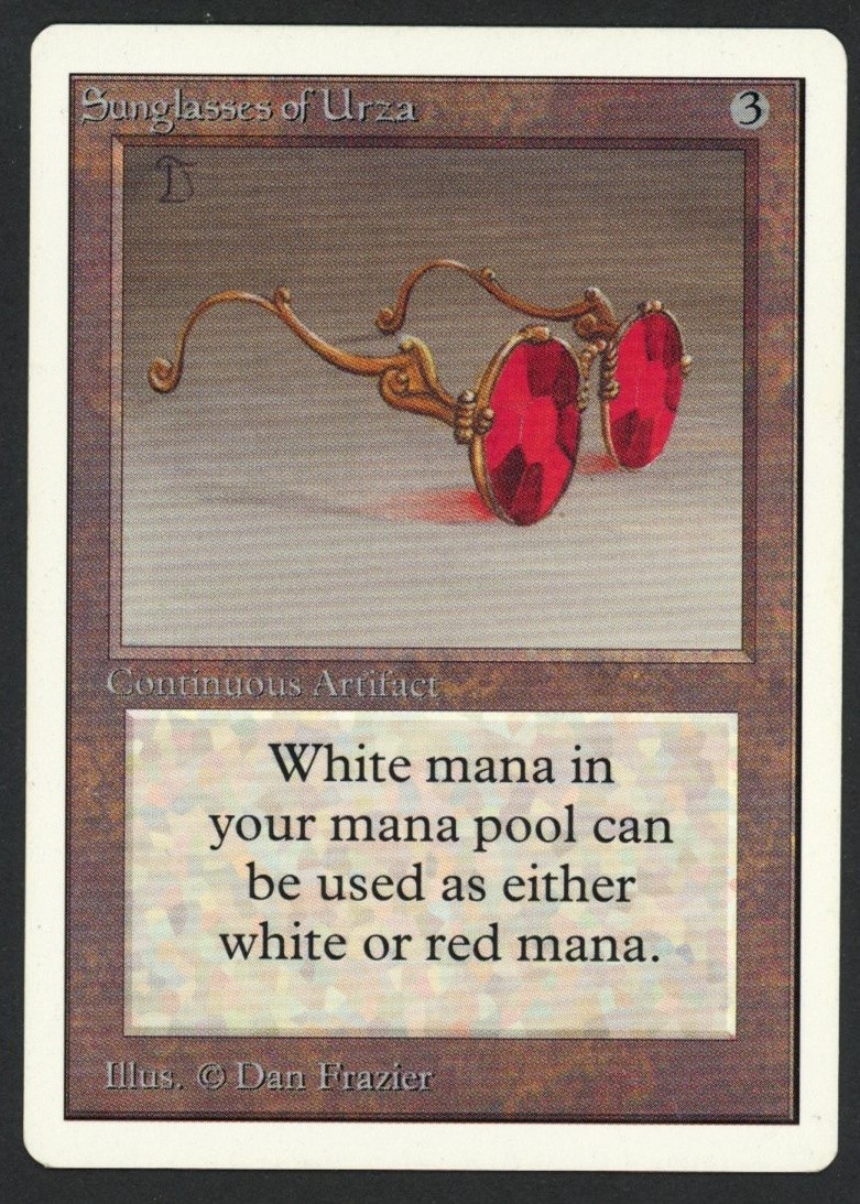 ***Unlimited Sunglasses of Urza (Roller Line)*** MTG Unlimited Kid Icarus