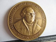 1933 Century of Progress Chicago Worlds Fair Martin Luther Medal HK472