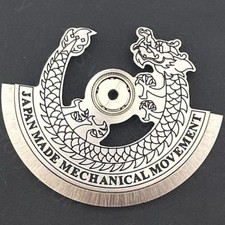Modified Silver Dragon Rotor Oscillating Weight for NH35 NH36 Movement