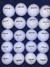 Volvik/Honma Golf Balls x 20 Grade A White “ Free Post Same Day Dispatch”