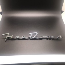 Fire Dome Fender Nameplate For 1952 Desoto Models Mopar Script V1-1456550-1 Dcpd