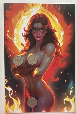 X-Men Firestar - Keys Comics #1 Pin-Up Gallery Art book - Full Nude