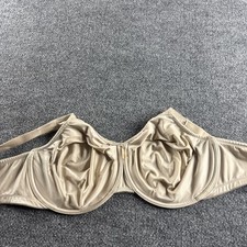 Wacoal 40G Basic Beauty Full Figure Bra Beige Seamless Unlined Underwire 855192