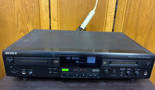 Sony MXD-D1 MiniDisc Deck CD MD Recorder Japan 100V For Parts Untested