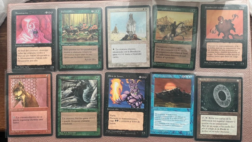 28 spanish cards. 1995 set. MTG  Magic the gathering - Image 2 of 3