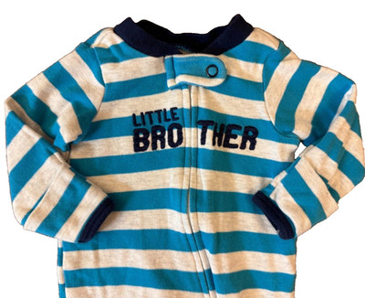 Child of Mine Baby Outfit Boy Preemie Sleeper Little Brother Romper Reborn Doll