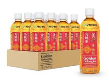 Tea Golden Oolong Tea Unsweetened 16.9 Ounce Pack of 12