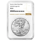 2024 (W) $1 American Silver Eagle NGC MS69 Brown Label