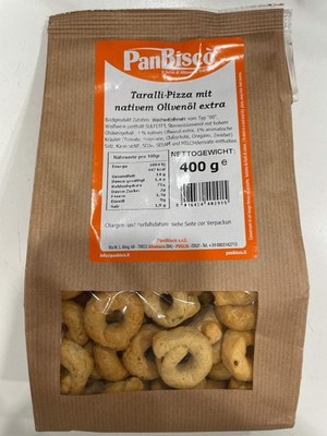 Taralli al gusto Pizza -Terre di Puglia- Gebäckkringel mit Pizzageschmack