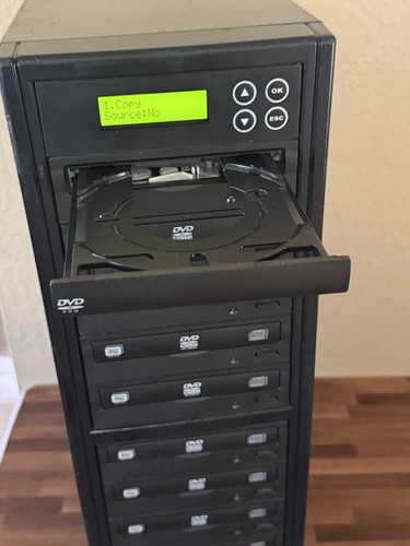 Used DISC DUPLICATION TOWER 1 - 11 DVD/CD DUPLICATOR - Makes Up To 11 Copies - Afbeelding 4 van 8