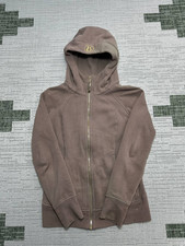 Lululemon Scuba Hoodie Womens 8 Brown Full Zip Cotton Blend Fleece