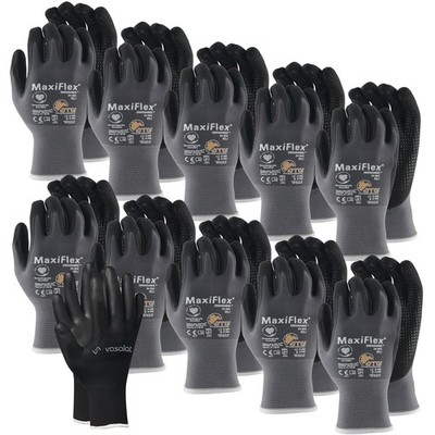 Maxiflex Handschuhe Größe 9 Endurance - Arbeitshandschuhe mit Noppen, 10 Paar