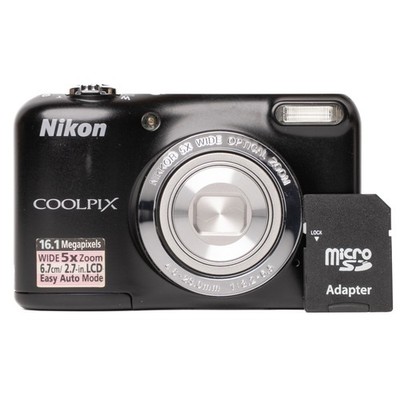 Nikon CoolPix L27 16.1MP Digital Camera - FULLY FUNCTIONAL