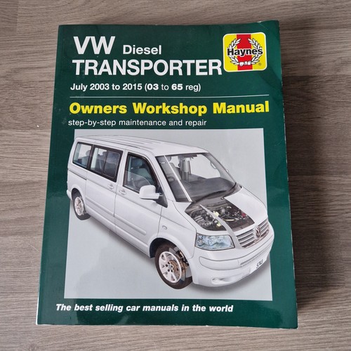 VW TRANSPORTER Diesel Models 2003 to 2015 Haynes Service & Repair Manual