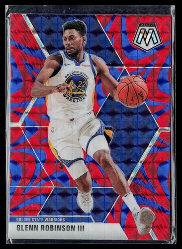 2019-20 Panini Mosaic Glenn Robinson III Reactive Blue #60 Golden State Warriors - Picture 1 of 2
