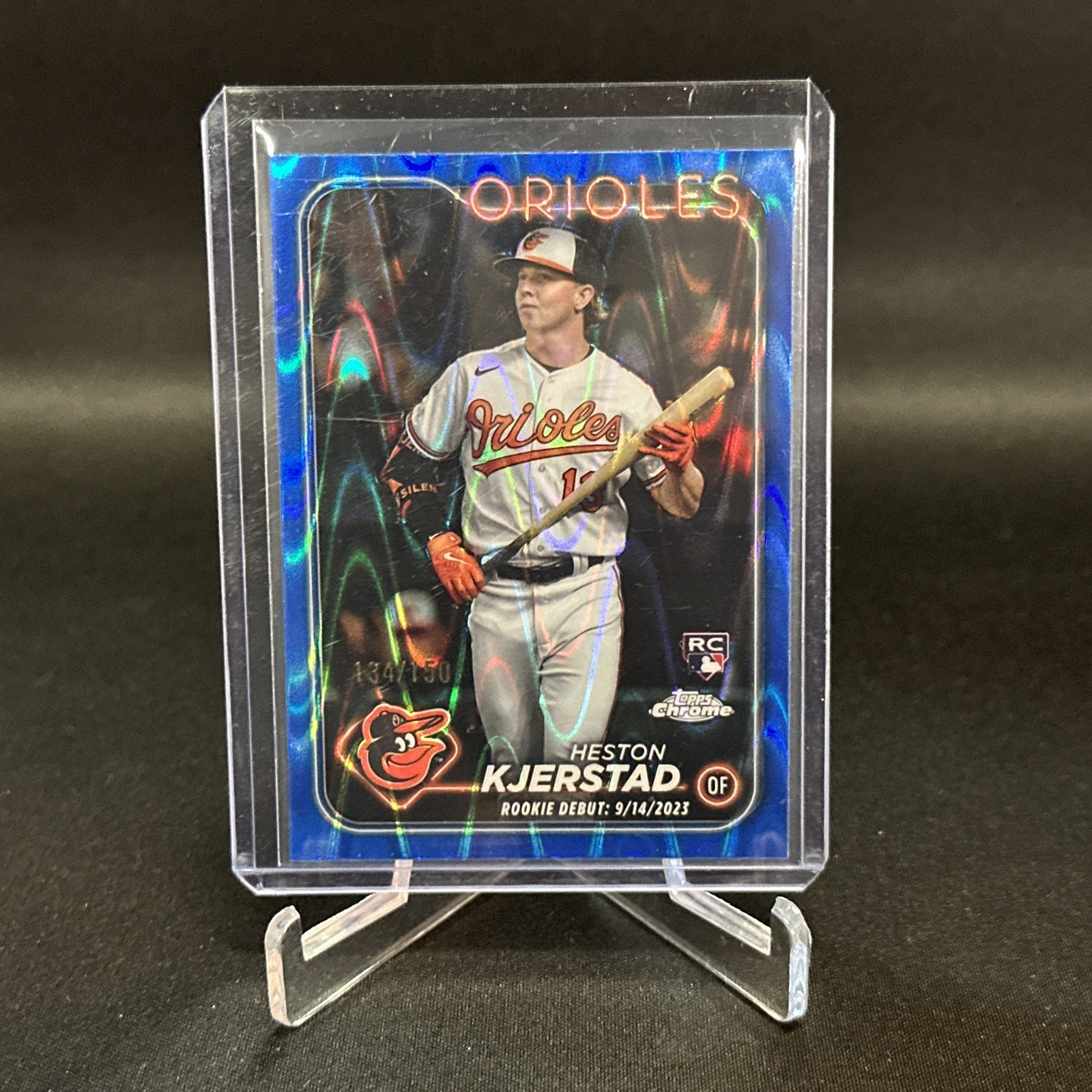 Heston Kjerstad Blue RayWave /150 2024 Topps Chrome Update RC Rookie #USC120