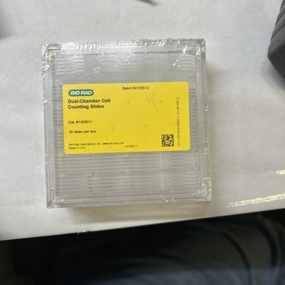 Bio-Rad Dual Chamber Slides 145-0011 Cell Counter 30/Box Lab Consumable