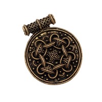 Wikinger-Amulett Bronze, Haithabu Im Terslev-Stil, Groß Mittelalter Amulett