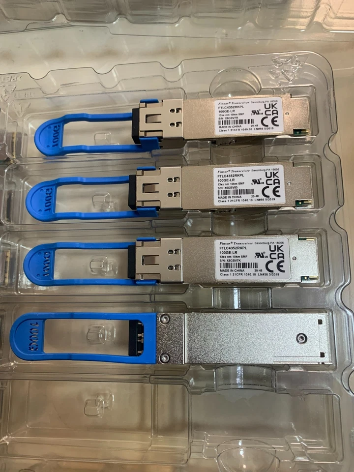 1pc Finisar FTLC4352RKPL QSFP28 LR 100G Transceiver - Image 4 of 4