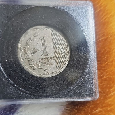 Peru 1 Nuevo Sol Silver Coin 2014 Banco Central de Reserva del Peru Uncertified