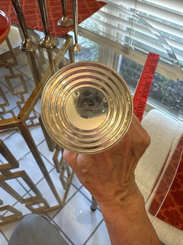 Set Of Five Non Matching Sterling Silver Trumpet Vases - Picture 7 of 17