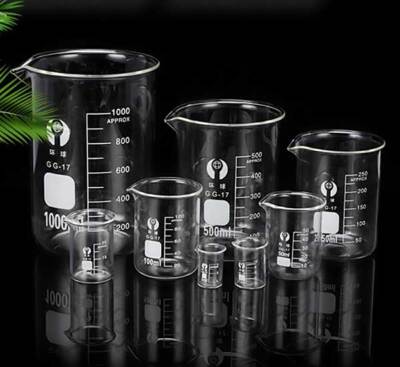 Großhandel 5 ml   3000 ml Laborchemie Borosilikatglas-Becher zum Messen