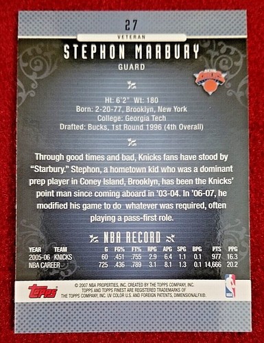 Topps Chrome Refractor Upper Deck Metal Skybox Apex EX Z-Force Stephon Marbury - Picture 288 of 290