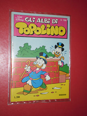 ALBI DELLA ROSA POI albi di MICKEY MOUSE N°1356 mondadori disney year 1980 -s-
