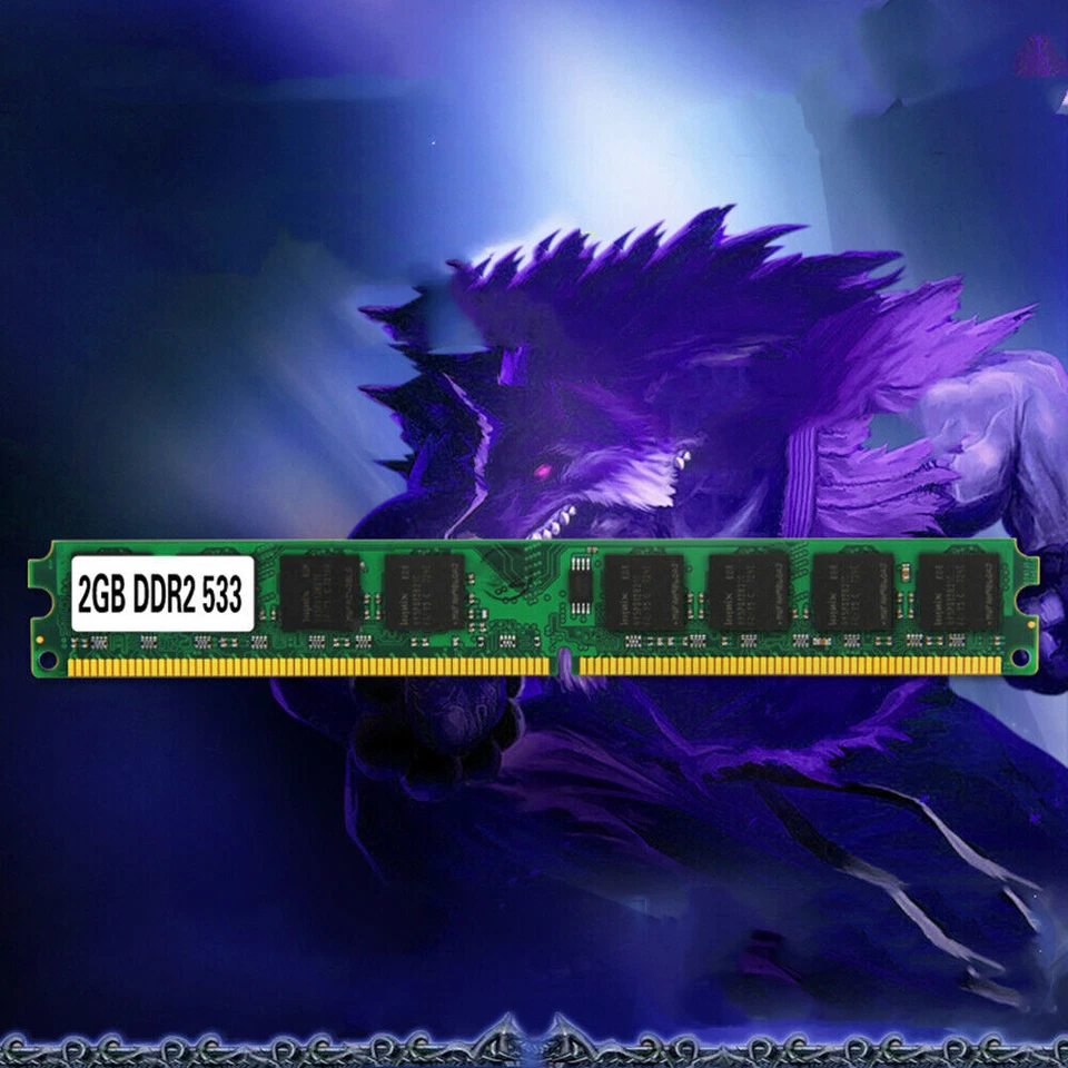 2GB DDR2 Desktop Laptop Memory RAM Memory Module 533Mhz PC2 4200 240Pin for AMD - Image 2 of 4
