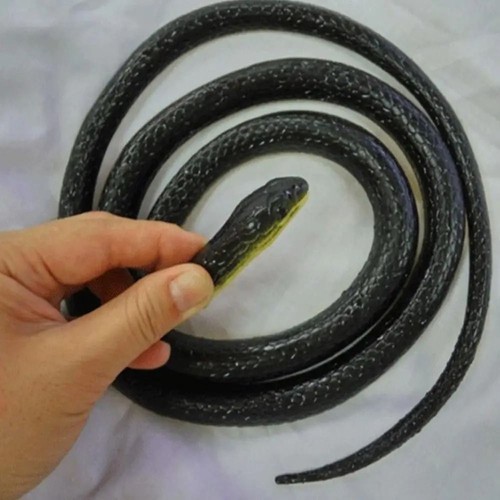 Large Snake Prank Simulation Snake Fake Snake Model Rubber Snake Toy Halloween - Picture 6 of 14