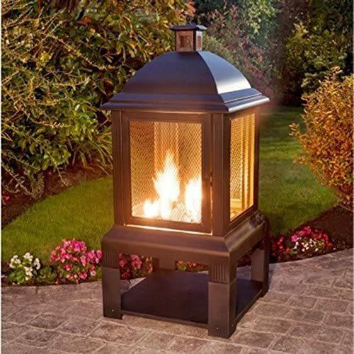 Large Aspen Log Wood Burner Boxed Garden Accessories outdoor party  Accessories | eBay