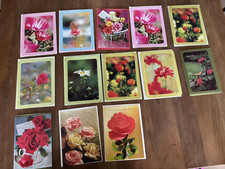 Vintage Variety Birthday Card Lot, Made In USA, 50 Unused Cards w/ Envelopes