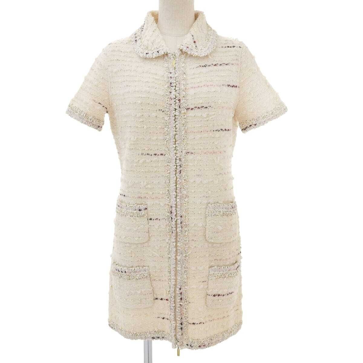 sheller Marine tweed dress 美品 Sheller シェリエ Marine Tweed Dress - メルカリ