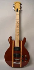c.1980 Harmony S.D. Curlee Design Solidbody Electric Guitar Natural