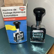 Cosco Self Inking 8 Action Automatic Numbering Machine With Box And Ink