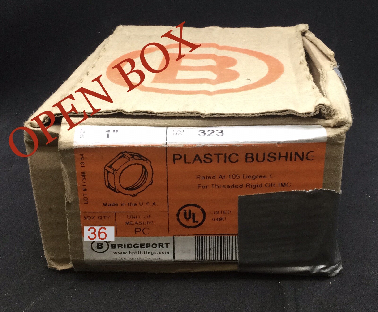 Bridgeport 323 1" Plastic Bushing LOT OF 32 eBay