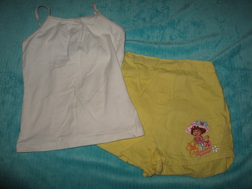 Lot Girls Clothes Size 4 5 5T Summer Spring Shirts Shorts Skirt PJ's Dress B - Picture 2 of 11