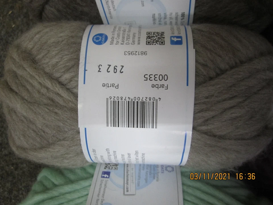 Schachenmayr Filzwolle Color 100 g Schurwolle Strickfilzen Hausschuhe Taschen - Bild 3 von 4